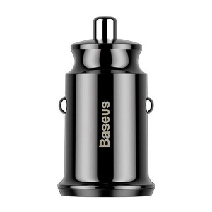 Baseus Ładowarka Samochodowa Grain - 2xusb - 3,1a (ccall-ml01) Czarna