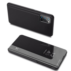 Clear View Case Futerał Etui Z Klapką Oppo Reno 5 5g / Reno 5 4g Czarny