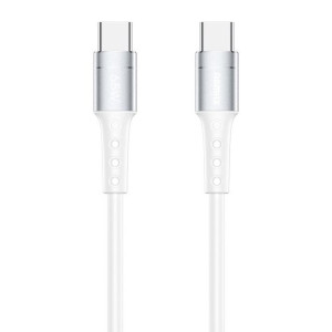 Remax Chaining Series Kabel Usb Typ C - Usb Typ C Pd 65w 1m Biały (rc-198c)