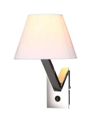 Maxlight 5103w/wh Kinkiet Orlando Biały Chrom