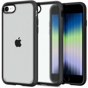 Etui Iphone Se 2022 / Se 2020 / 7 / 8 Spigen Ultra Hybrid Crystal Czarne