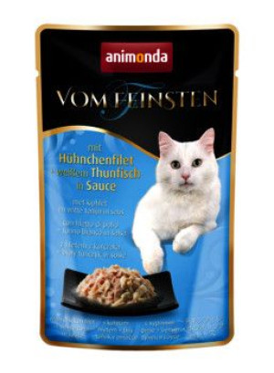 ANIMONDA Vom Feinsten Classic Cat smak: filet z kurczaka + biały tuńczyk w