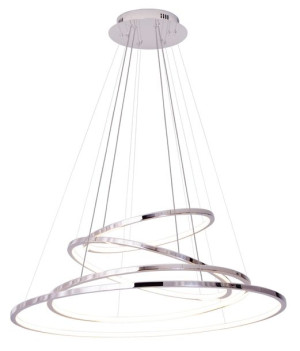 Maxlight P0374d Lampa Wisząca Queen Iv Chrom Ściemnialna