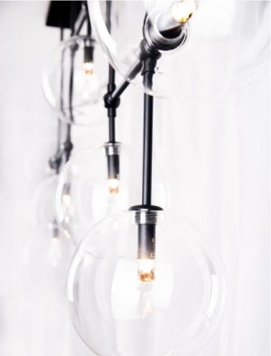 Maxlight P0396 Lampa Wisząca Lollipop Black