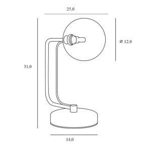 Maxlight T0047 Lampa Stołowa Bubble