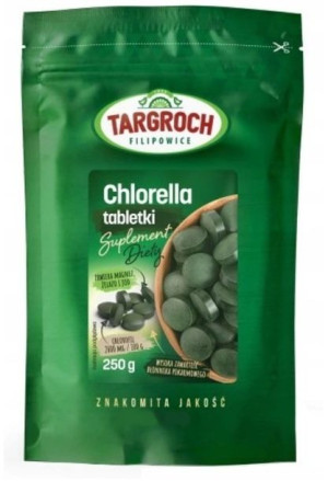 Chlorella tabletki 1000 tabletek Targroch  250g