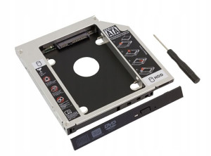 Kieszeń Na Dysk 2,5 Hdd Sdd 12,7mm Sata Aluminium