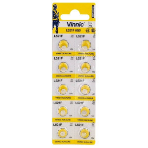 Bateria Alkaiczna Vinnic L521 Lr63 1.5v Ag0 Guzik
