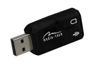 Adapter USB Jack Mikrofon Głośniki Słuchawki 3,5mm