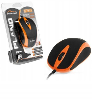Mysz Optyczna Media-tech Plano Mt1091o Pomarańcza