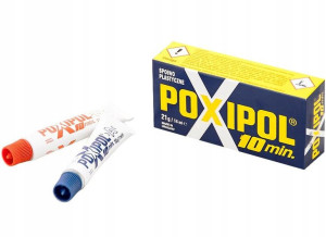 POXIPOL Klej dwuskładnikowy 10min 14ml metaliczny