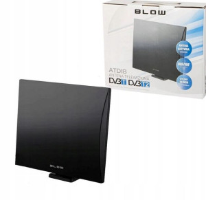 Antena Aktywna Wewnętrzna Dvb-t2 Lte Ukf Vhf Hdtv