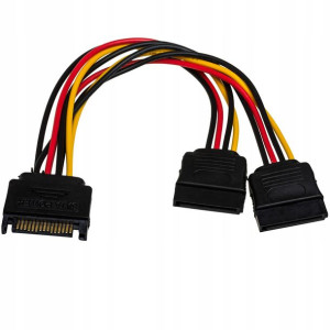 Adapter Sata M / 2x Sata F Do Dysku Ssd Ak-ca-31