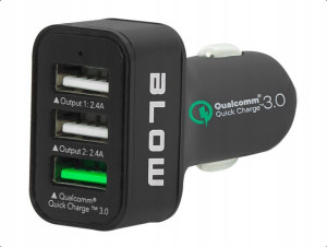 Ładowarka Samochodowa Quick Charge 3.0 Usbx3 12-24