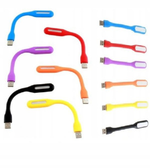 Mała Lampka Usb Do Laptopa Czytania 6 Led Solidna