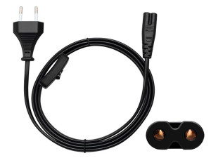 Kabel Zasilający 230 V Ósemka Sn-14 2pin Włącznik
