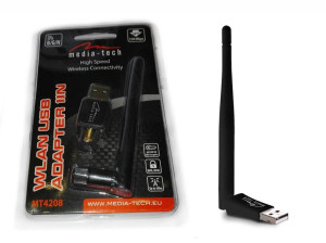 Mini Karta Wi-fi Na Usb Adapter + Antena | Mt4208