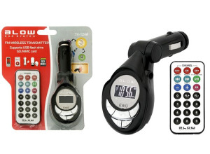Transmiter Fm Mp3 Adapter Usb Aux Sd Tr-05