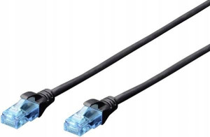 Patchcord Dk-1512-050/bl Cat5e U/utp 5m Czarny