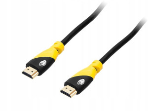 Kabel Hdmi-hdmi 3m 4k 2.0 Blow Pozłacany Yellow