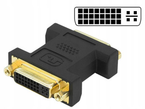 Przejściówka Łącznik Blow 2x Dvi-i 24+5pin Premium