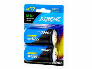 2 X Akumulatorek R20 D Ni-mh 10000mah Markowy 1.2v