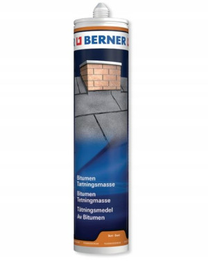Bitumiczna masa uszczelniająca 310ml,czarny Berner
