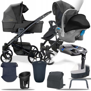 Wózek 4w1 Milu Kids Lluvia Luv 09, Kite+ Baza Dock