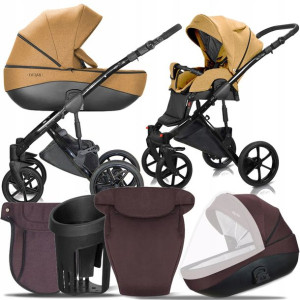Wózek Milu Kids 2w1 Bacio 18 I + Mega Akcesoria