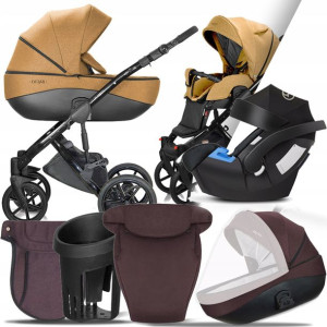 Wózek Milu Kids 3w1 Bacio 18 I + Cybex Aton 5