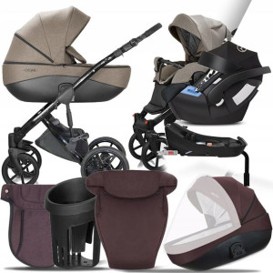 Wózek Milu Kids 4w1 Bacio 14 I Cybex Aton + Baza