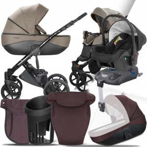 Wózek Milu Kids 4w1 Bacio 14 I Kite Baza Isofix