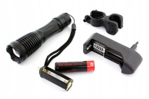 Latarka Taktyczna Aluminium Cree Z Zoom Pancerna