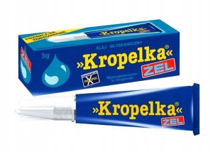 KLEJ KROPELKA 2ml GEL Mocny Błyskawiczny