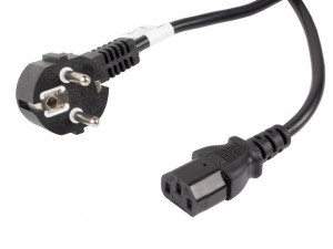 Kabel Zasilający Cee 7/7 10m Vde Czarny Lanberg