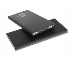 Powerbank Slim 20000mah Z Diodami Micro Usb Alu