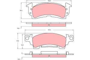 Klocki Hamulcowe Buick Electra 4.1 75-84