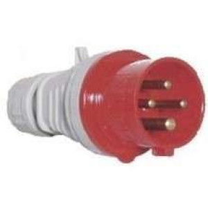 Wtyczka izolacyjna przenośna  16A 400V 4P IP44 /szybkozłączne/ 3627-326