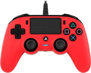 NACON PS4 Pad przewodowy Compact czerwony