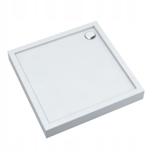 Brodzik Cameron 100x100 Schedpol Schedline, biały