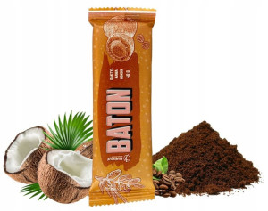 Krukam Baton Daktylowy z Kokosem i Kawą 40g