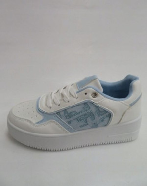 Buty sportowe biało niebieskie sneakersy r. 39