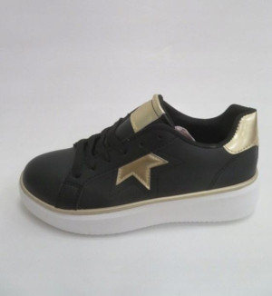 Buty sportowe CZARNE sneakersy r 37