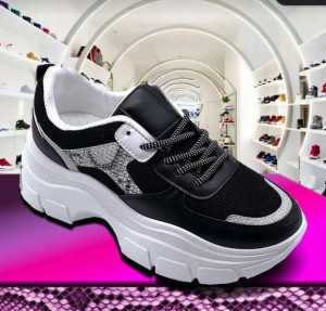 Buty sportowe sneakersy z brokatem damskie r. 38