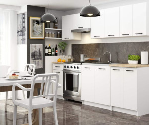 Olivier – Meble Kuchenne 2.4m Białe