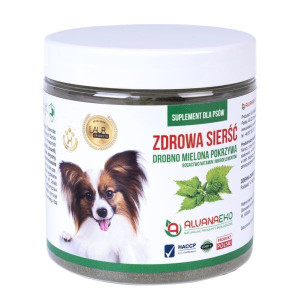 Alvanaeko Pokrzywa Dla Psów Na Zdrową Sierść Mąka 150 g
