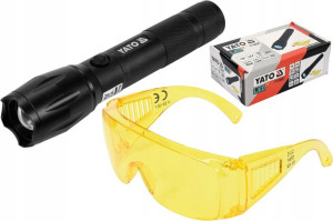 Latarka Uv Led + Okulary Tester Klimatyzacji Yato