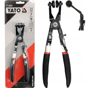 Szczypce Wygięte Do Opasek Rozprężnych Yt-0651
