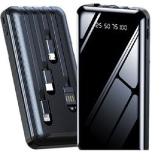 M1 / Powerbank Fast Charge 10000mah Micro Usb, Usb-c, Lightning, Usb