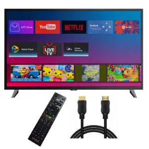 Telewizor 39" Vivax TV-39S60T2S2SM DVBT-T2 SMart PVR + Kabel HDMI 2.0 1,5m